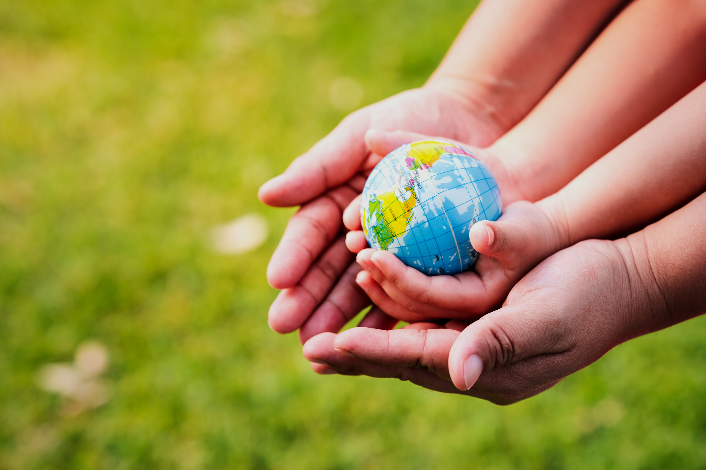 Protect our Planet Concept Child and Mother